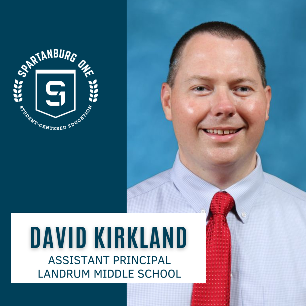 Landrum Middle School Assistant Principal David Kirkland