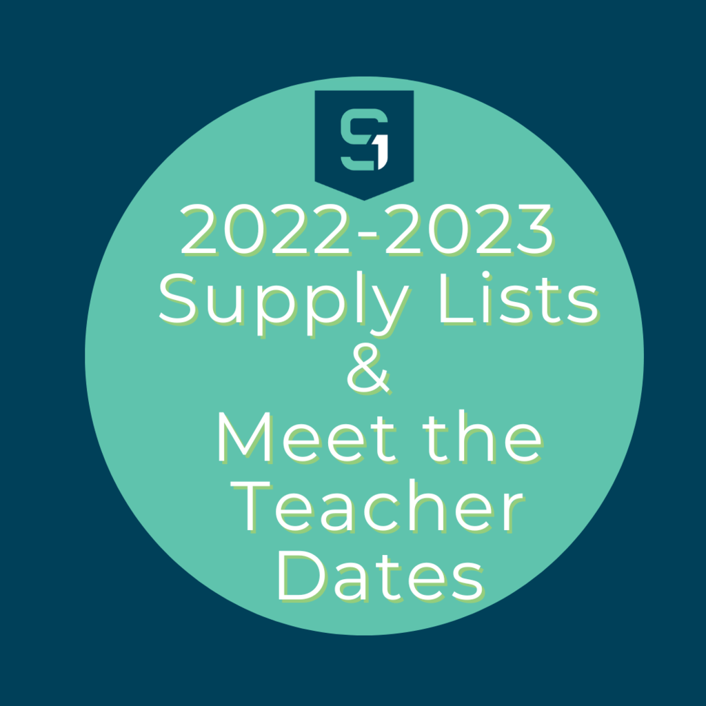 22-23 Supply Lists & Meet the Teacher Dates