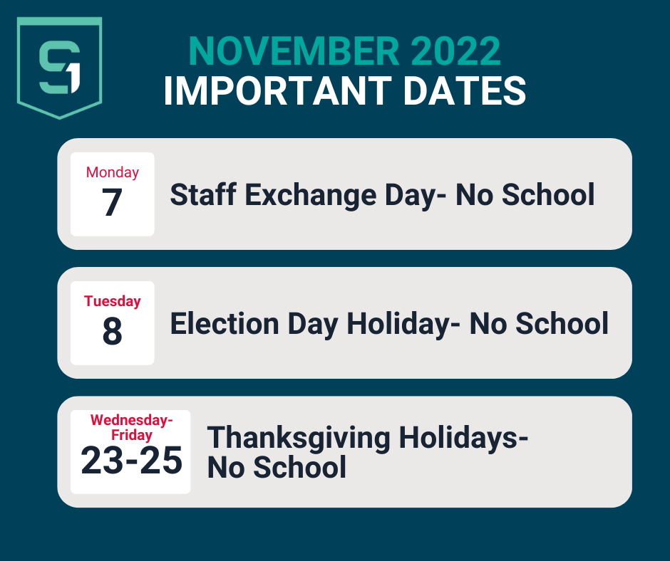 November 2022 Holidays